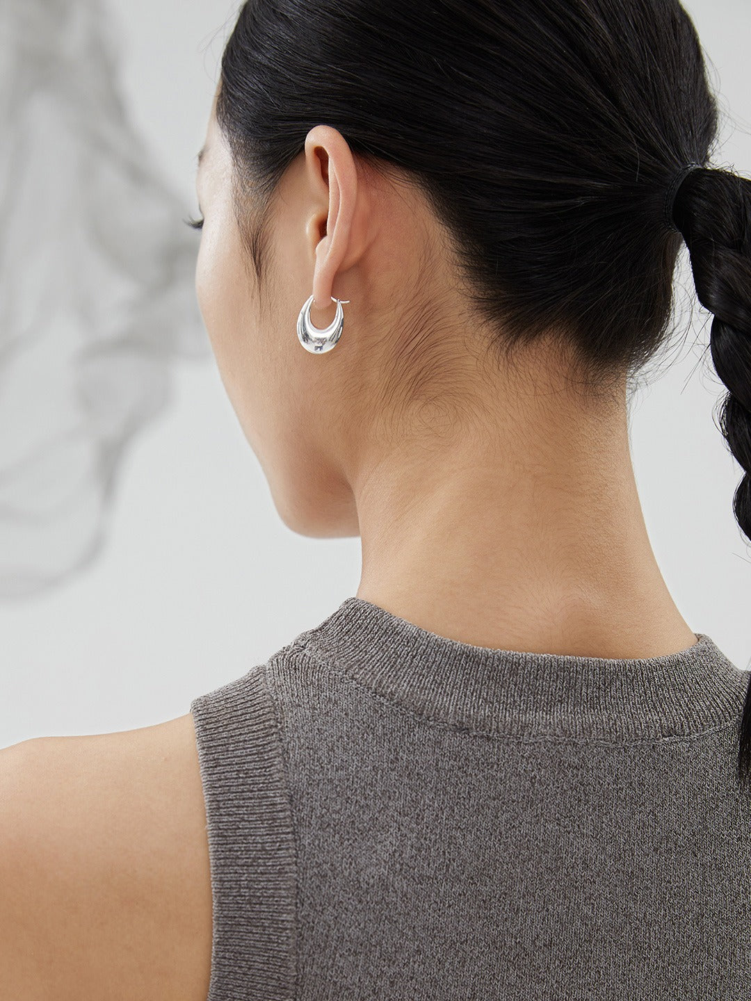 Lava Earrings, 999 Pure Silver, Signature Collection