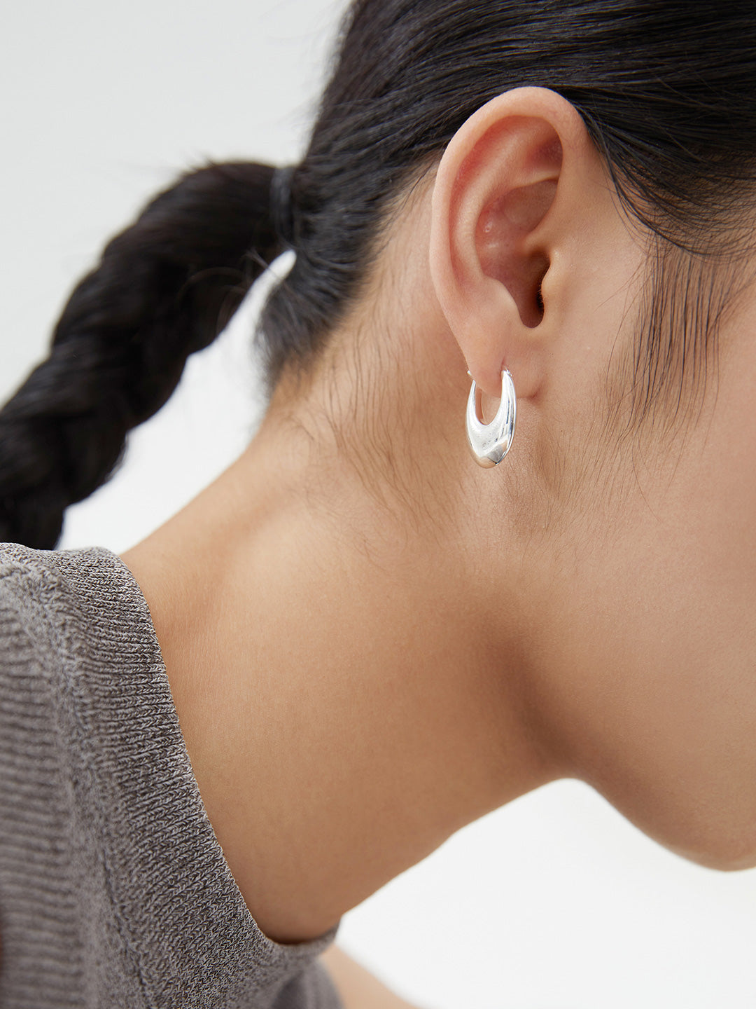Lava Earrings, 999 Pure Silver, Signature Collection