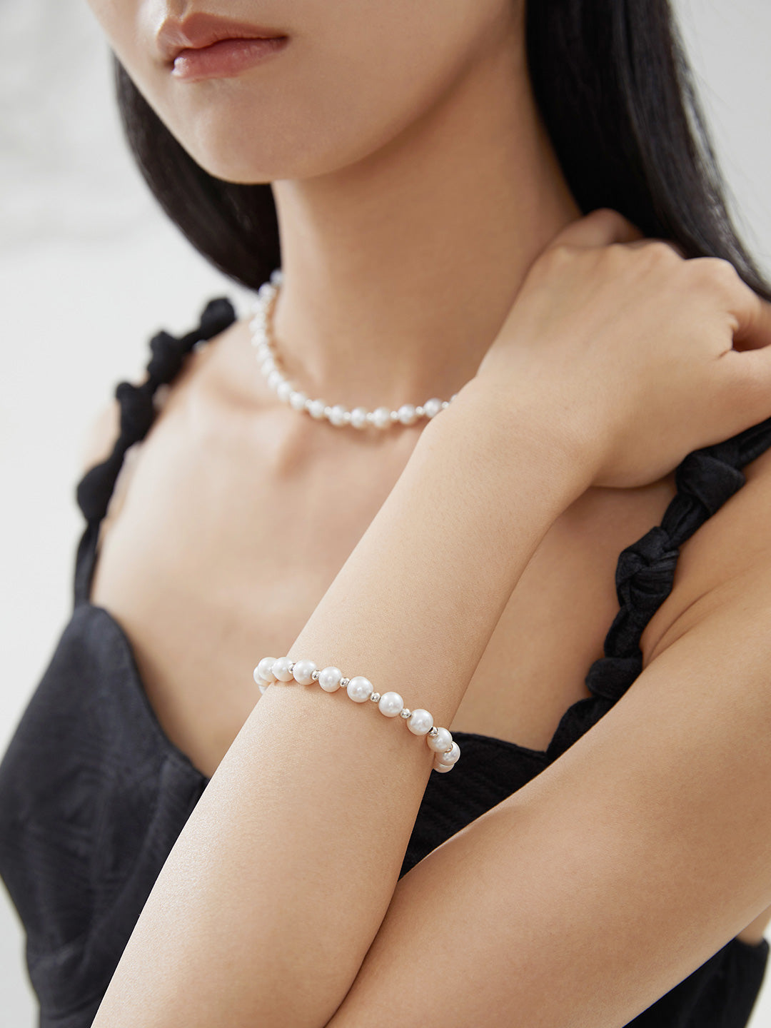 Signature Collection Pearl Chain Bracelet
