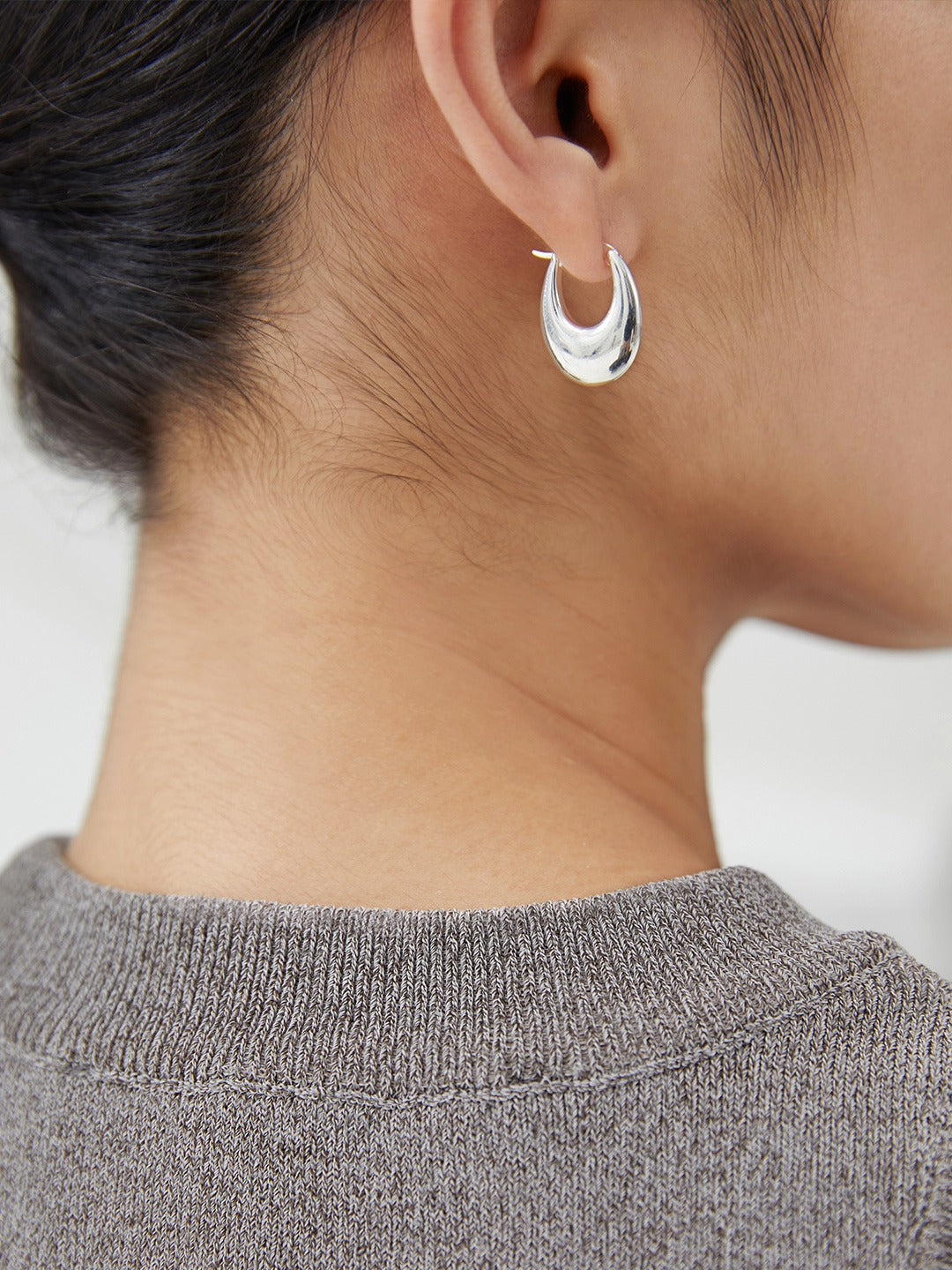 Lava Earrings, 999 Pure Silver, Signature Collection