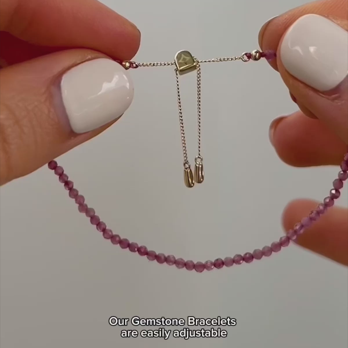Peridot August Beaded Bracelet in Solid Gold